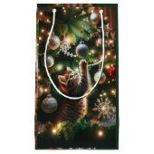 kerstcadeau voor Kitten Klein Cadeauzakje (Voorkant)