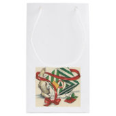 kerstcadeau voor Kitten Klein Cadeauzakje (Achterkant)