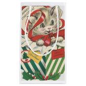kerstcadeau voor Kitten Klein Cadeauzakje (Voorkant)