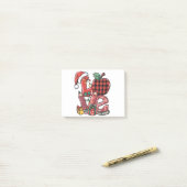 Kerstcadeau voor leraar | Prettig kerstfeest Post-it® Notes (Op bureau)