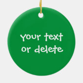 Kerstcadeau voor Line Dancer Ik zou liever dansen Keramisch Ornament (Achterkant)