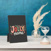 Kerstcadeau voor mama fotoplaat (Zijkant)