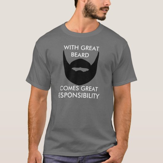 kerstcadeau voor mannen met een grote baard T-shir T-shirt (Voorkant)