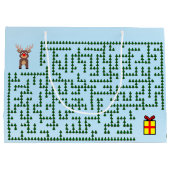 kerstcadeau voor Maze Gift Groot Cadeauzakje (Achterkant)
