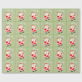 Kerstcadeau voor meisjes volleybal cadeaupapier (Vlak)