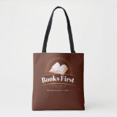 Kerstcadeau voor moeder boek liefhebber Funny Cust Tote Bag (Voorkant)