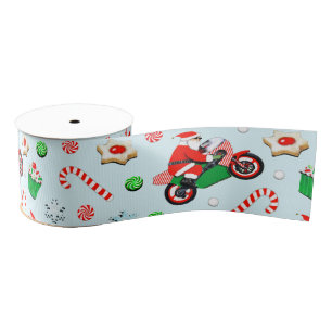 Kerstcadeau voor motorfietsers grosgrain lint