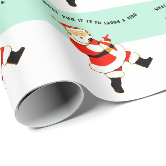 Kerstcadeau voor muzieklover cadeaupapier (Rol Hoek)