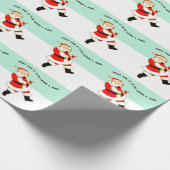 Kerstcadeau voor muziekopladers cadeaupapier (Hoek)