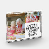 Kerstcadeau voor Nana Photo Block Fotoblokken (Links)