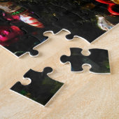 kerstcadeau voor oma-boom in het raam legpuzzel (Zijkant)