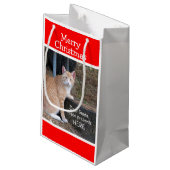 kerstcadeau voor Oranje tablet Klein Cadeauzakje (Achterkant Gekanteld)