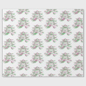 kerstcadeau voor Pagoda Pagodas Wrapping Paper Cadeaupapier (Vlak)