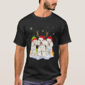 kerstcadeau voor Pajama Poodle T-shirt (Voorkant)