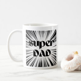 Kerstcadeau voor papa, Super papa Mok, Superhero Koffiemok