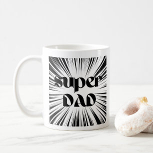 Kerstcadeau voor papa, Super papa Mok, Superhero Koffiemok