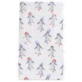 kerstcadeau voor pinguïns klein cadeauzakje (Voorkant)