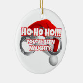 Kerstcadeau voor politieagent keramisch ornament (Rechts)