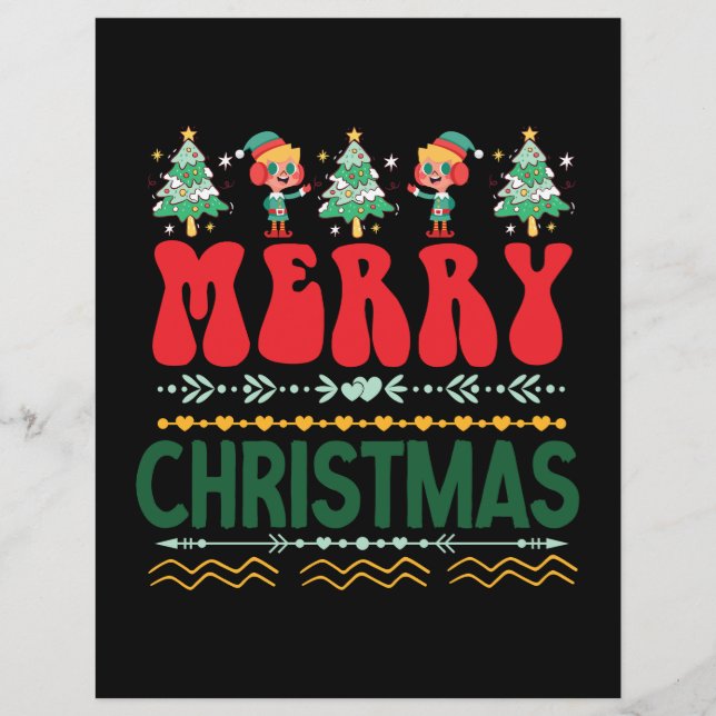 kerstcadeau voor prettige feestdagen (Voorkant)