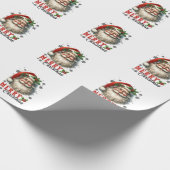 kerstcadeau voor prettige feestdagen cadeaupapier (Hoek)