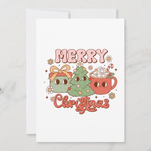 kerstcadeau voor prettige feestdagen kaart (Voorkant)
