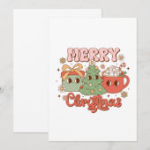 kerstcadeau voor prettige feestdagen kaart (Voorkant / Achterkant)