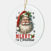 kerstcadeau voor prettige feestdagen keramisch ornament (Links)