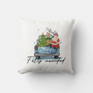 kerstcadeau voor prettige feestdagen kussen