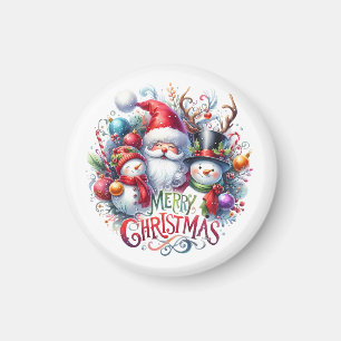 kerstcadeau voor prettige feestdagen magneet