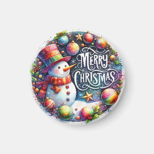 kerstcadeau voor prettige feestdagen magneet
