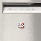 kerstcadeau voor prettige feestdagen magneet (Insitu (Vaatwasser))
