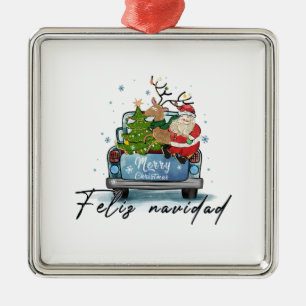 kerstcadeau voor prettige feestdagen metalen ornament