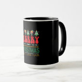 kerstcadeau voor prettige feestdagen mok (Voorkant rechts)