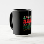 kerstcadeau voor prettige feestdagen mok (Voorkant links)