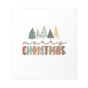 kerstcadeau voor prettige feestdagen notitieblok