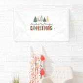 kerstcadeau voor prettige feestdagen spandoek (Insitu)
