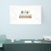 kerstcadeau voor prettige feestdagen spandoek (Beurs)