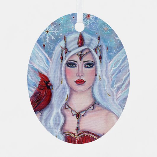 kerstcadeau voor Renee Lavoie Metalen Ornament (Voorkant)