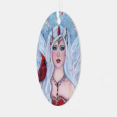 kerstcadeau voor Renee Lavoie Metalen Ornament (Voorkant links)