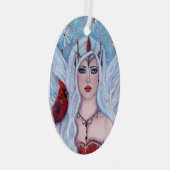 kerstcadeau voor Renee Lavoie Metalen Ornament (Voorkant Rechts)