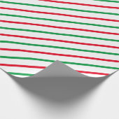 kerstcadeau voor rode witte snoepjes cadeaupapier (Hoek)