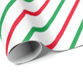 kerstcadeau voor rode witte snoepjes cadeaupapier (Rol Hoek)