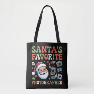 Kerstcadeau voor Santa's favoriete fotograaf Grapp Tote Bag