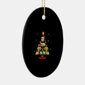 kerstcadeau voor schoolbuschauffeur keramisch ornament (Rechts)