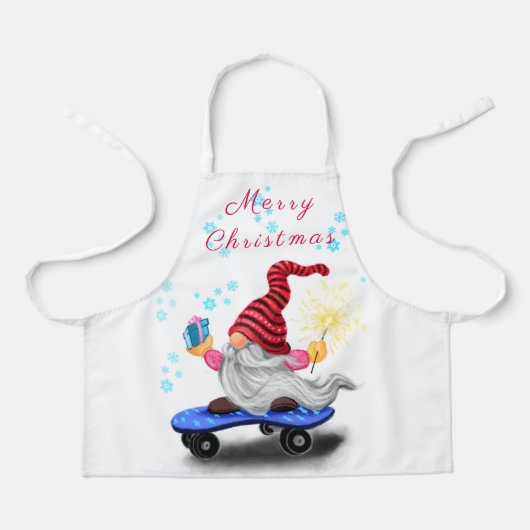 kerstcadeau voor Schort (Voorkant)