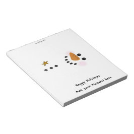 kerstcadeau voor Snoep met draagtas van kerstman Notitieblok