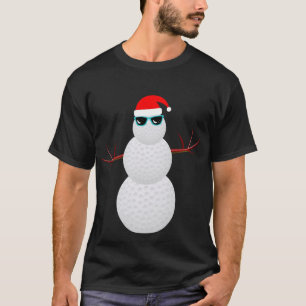 kerstcadeau voor Snowman Santa Hat Gift T-shirt