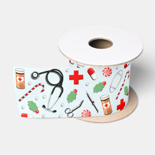Kerstcadeau voor verpleegster satijnen lint