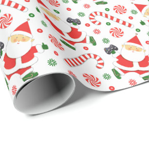 Kerstcadeau voor videogamer cadeaupapier