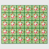 Kerstcadeau voor videogamers cadeaupapier (Vlak)